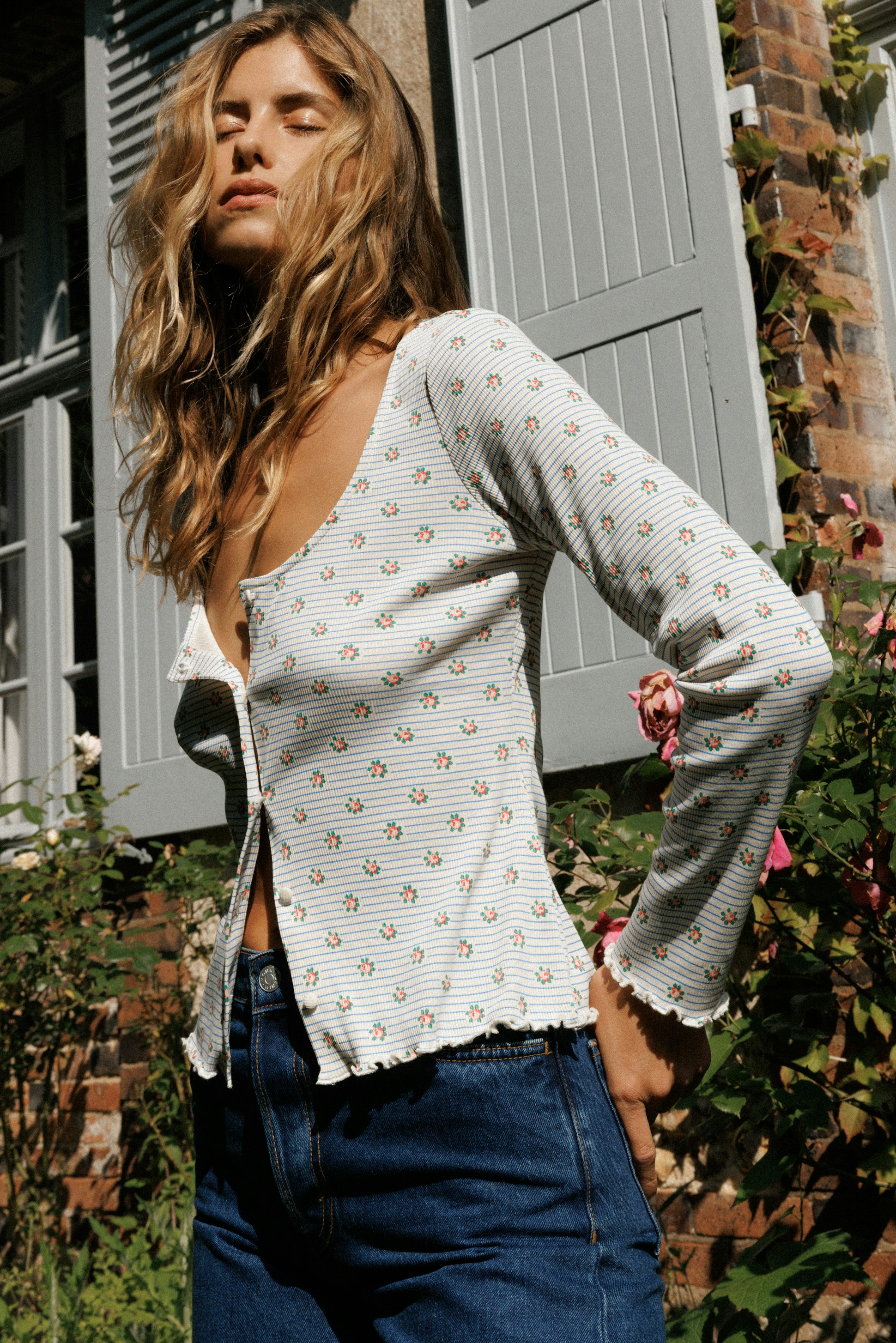 T-shirt manches longues Allumette amoureuse Imprimé vivienne