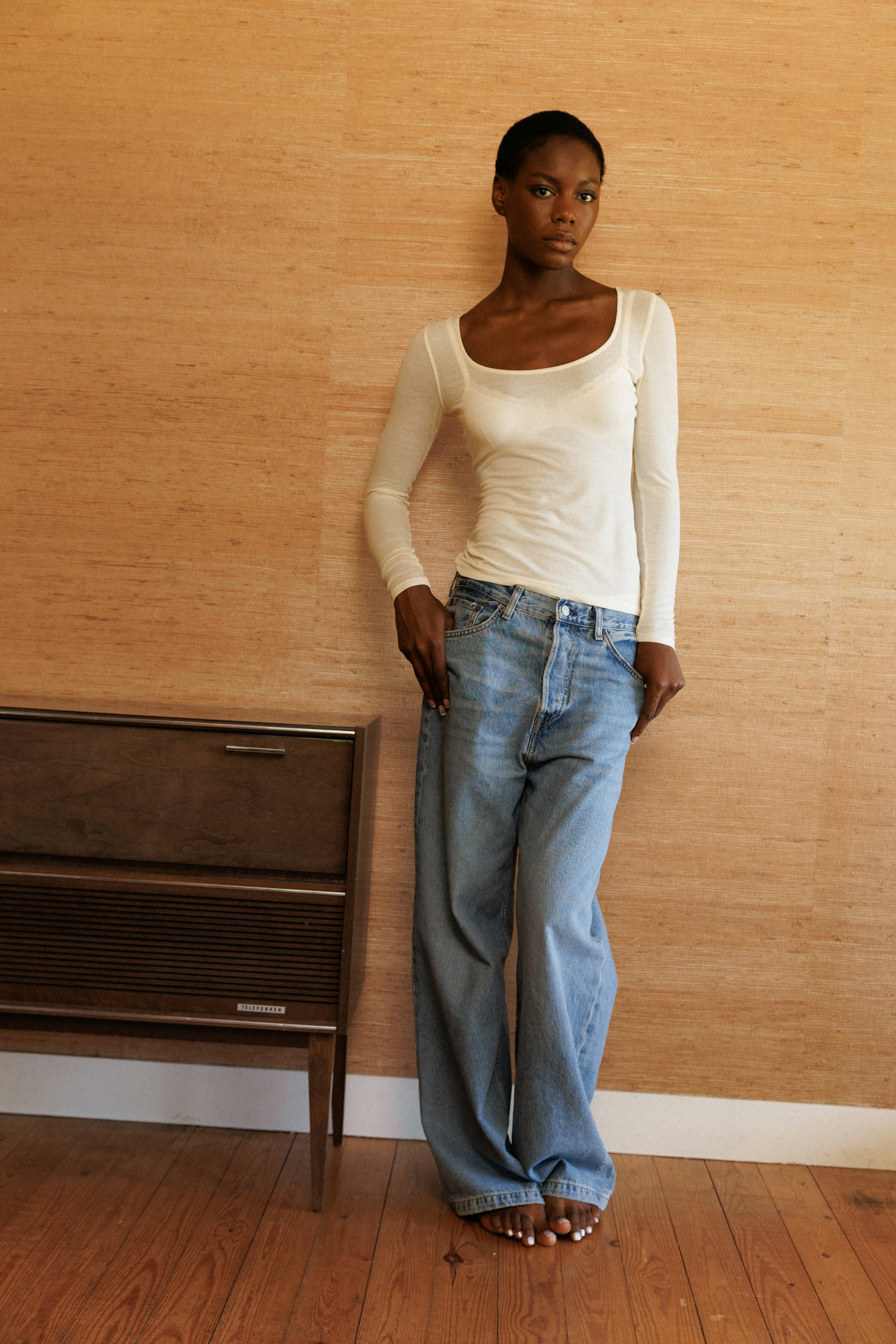 Tee-shirt manches longues Douce chaleur Vanille