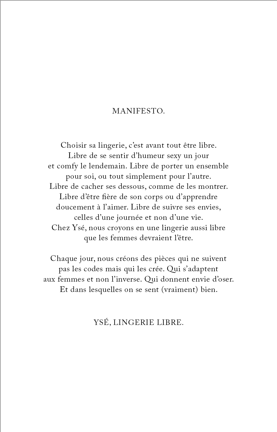 Le manifesto FR