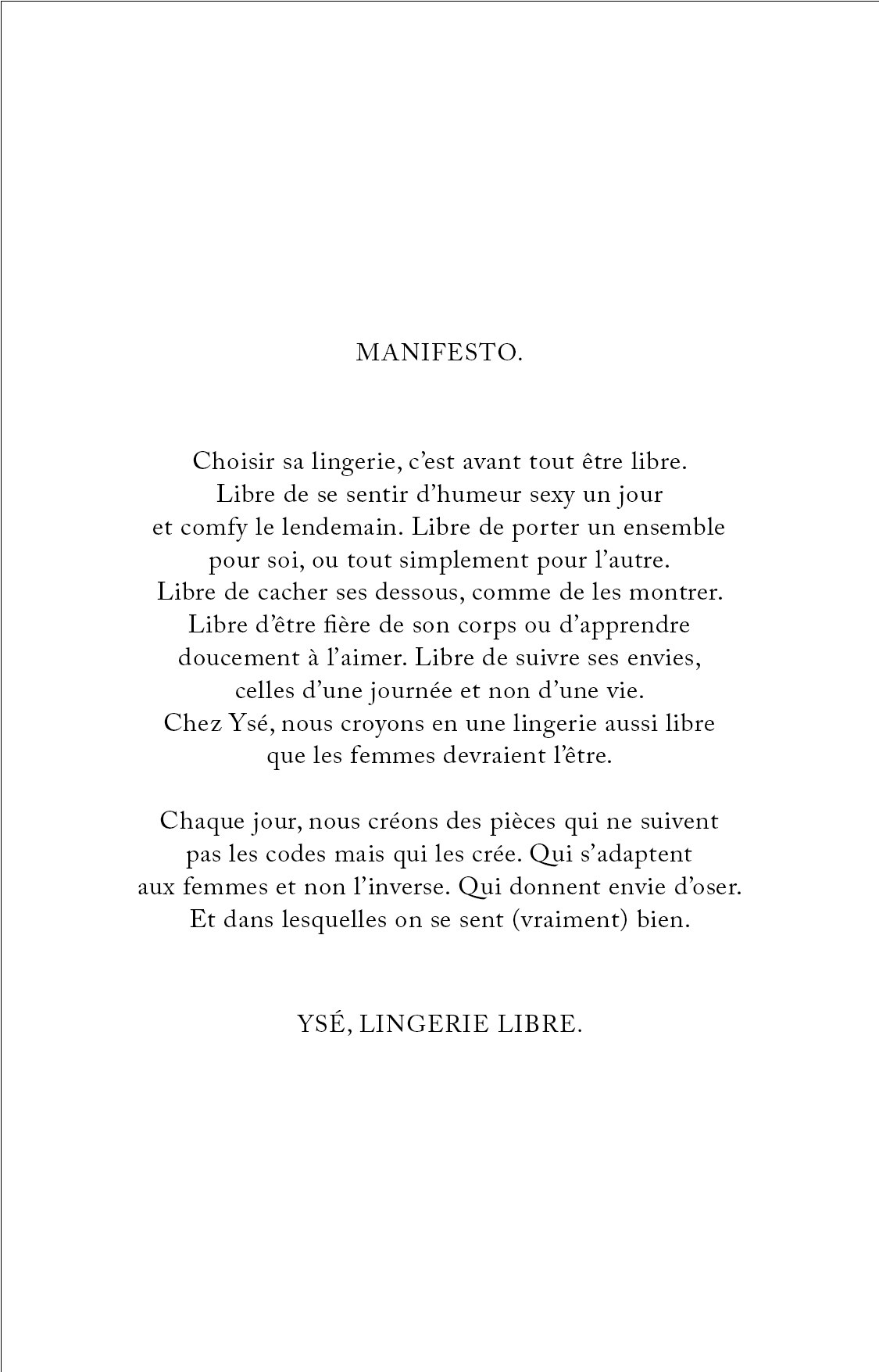Le manifesto FR