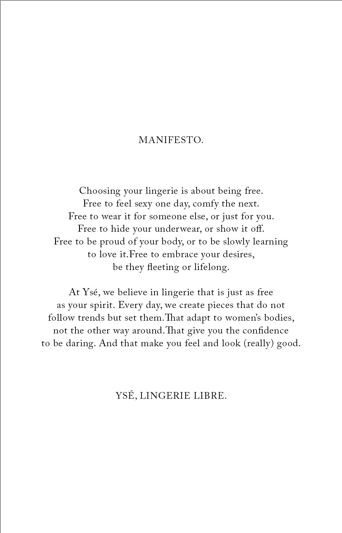 Le manifesto EN