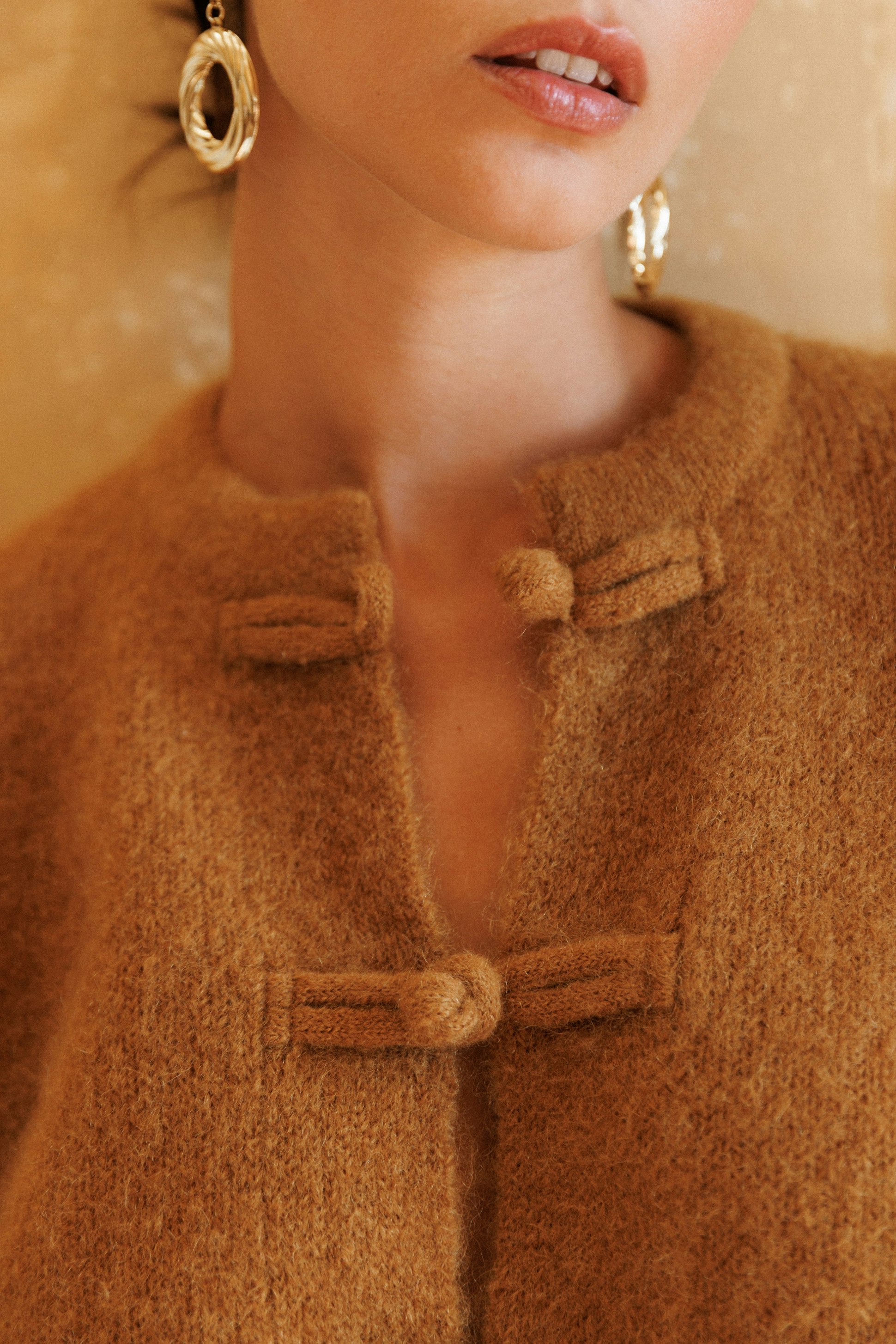 Veste Du vent dans les cheveux Camel