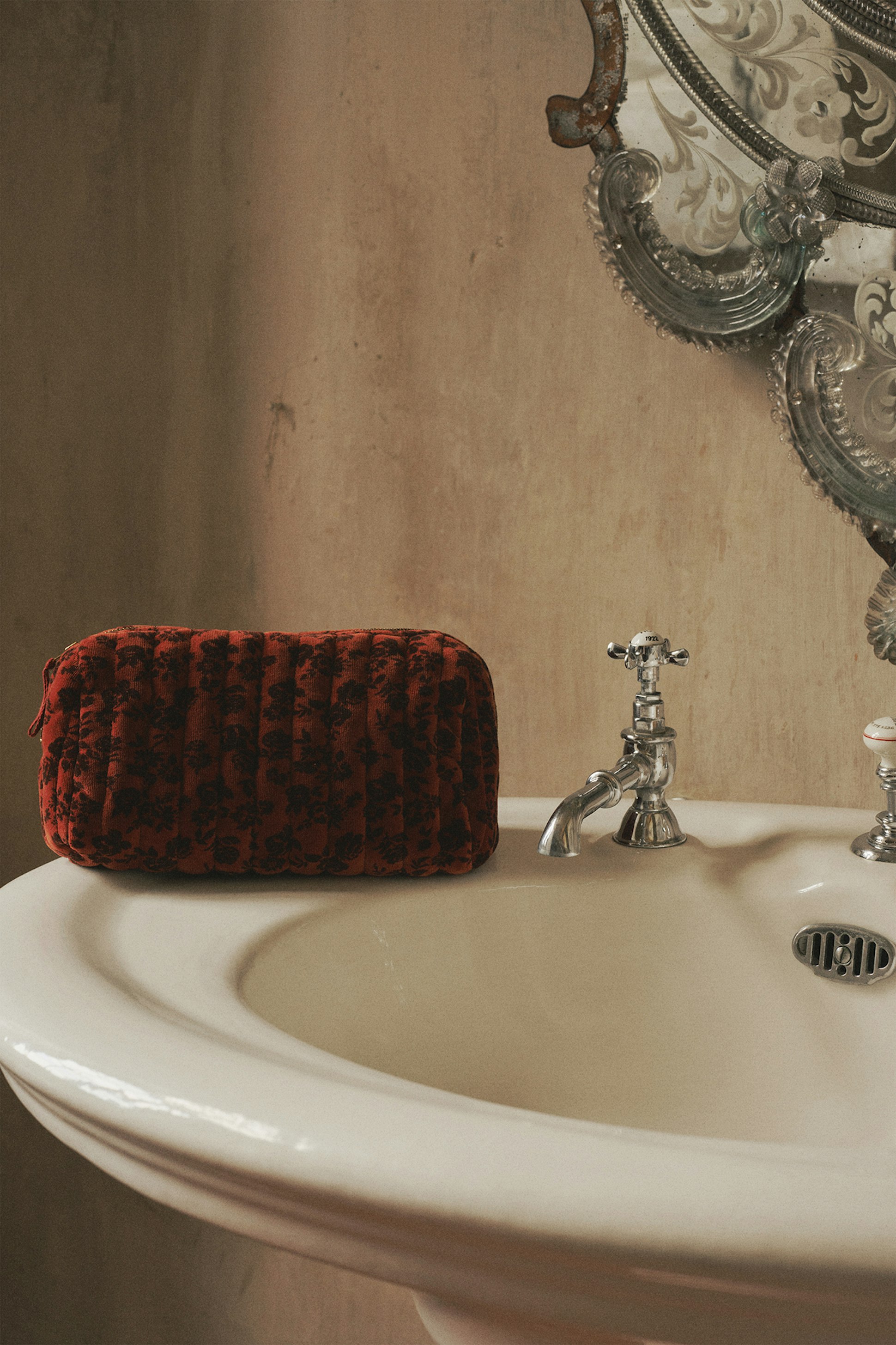 Trousse Carmen Imprimé Ombre fleurie