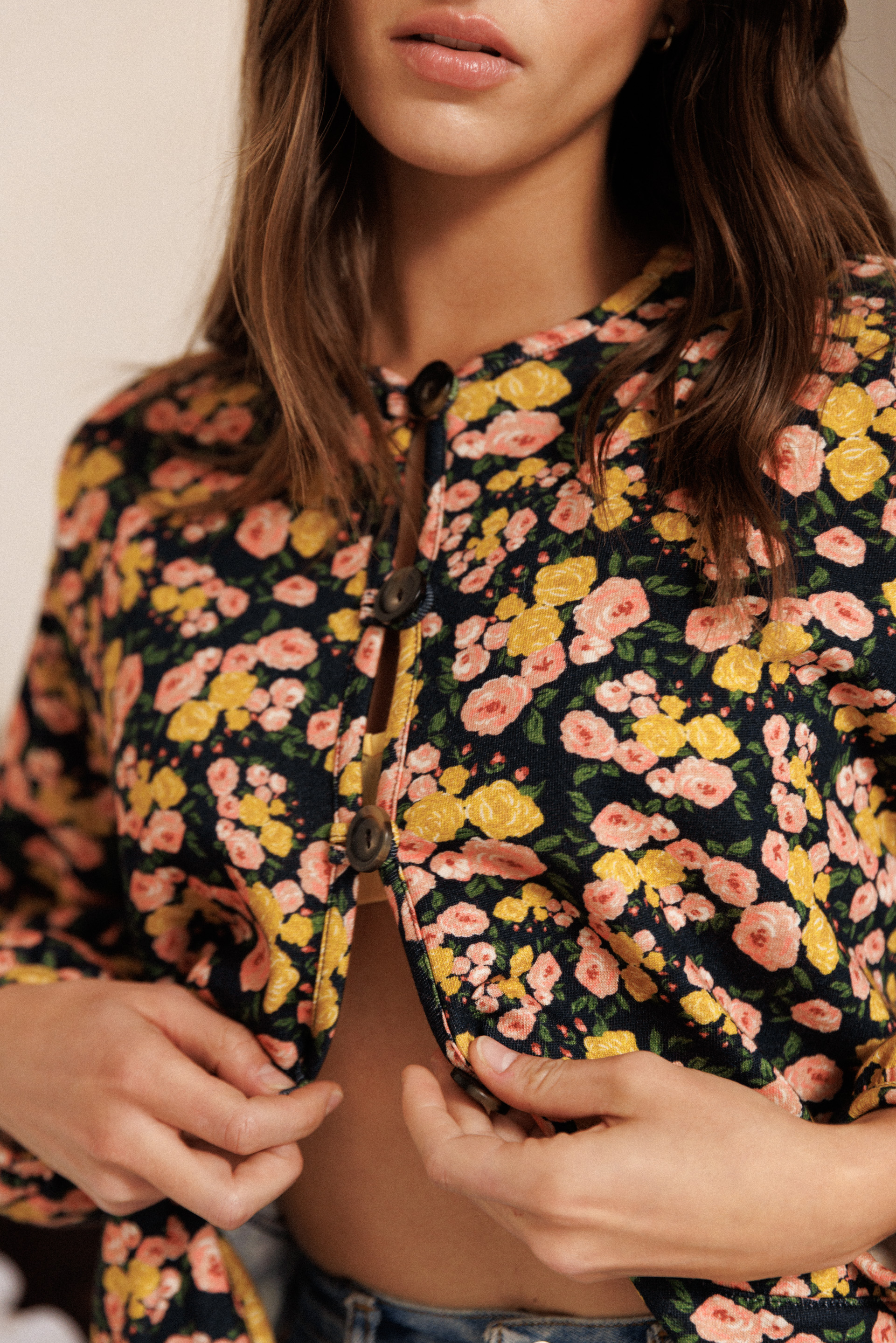 Veste Les soirs de flamme Imprimé Monica