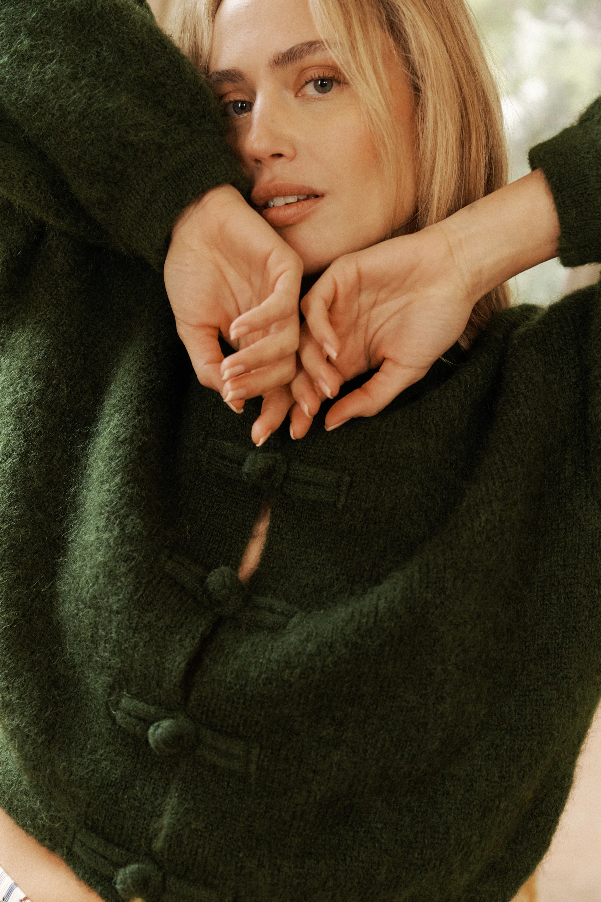 Veste Du vent dans les cheveux Olive et Short Douceur du soir Imprimé Palazzo