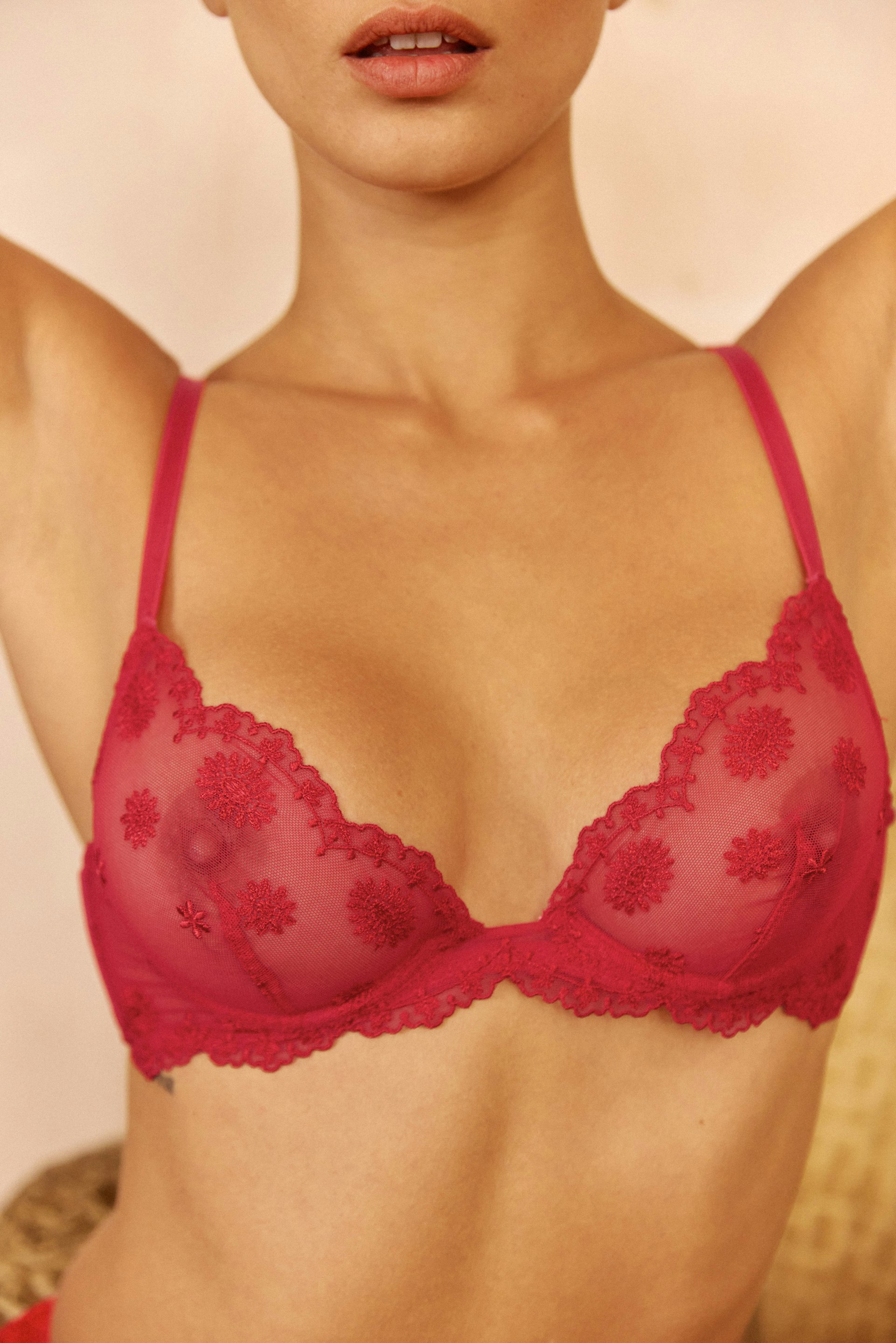 Triangle armaturé Promesse du soir Framboise