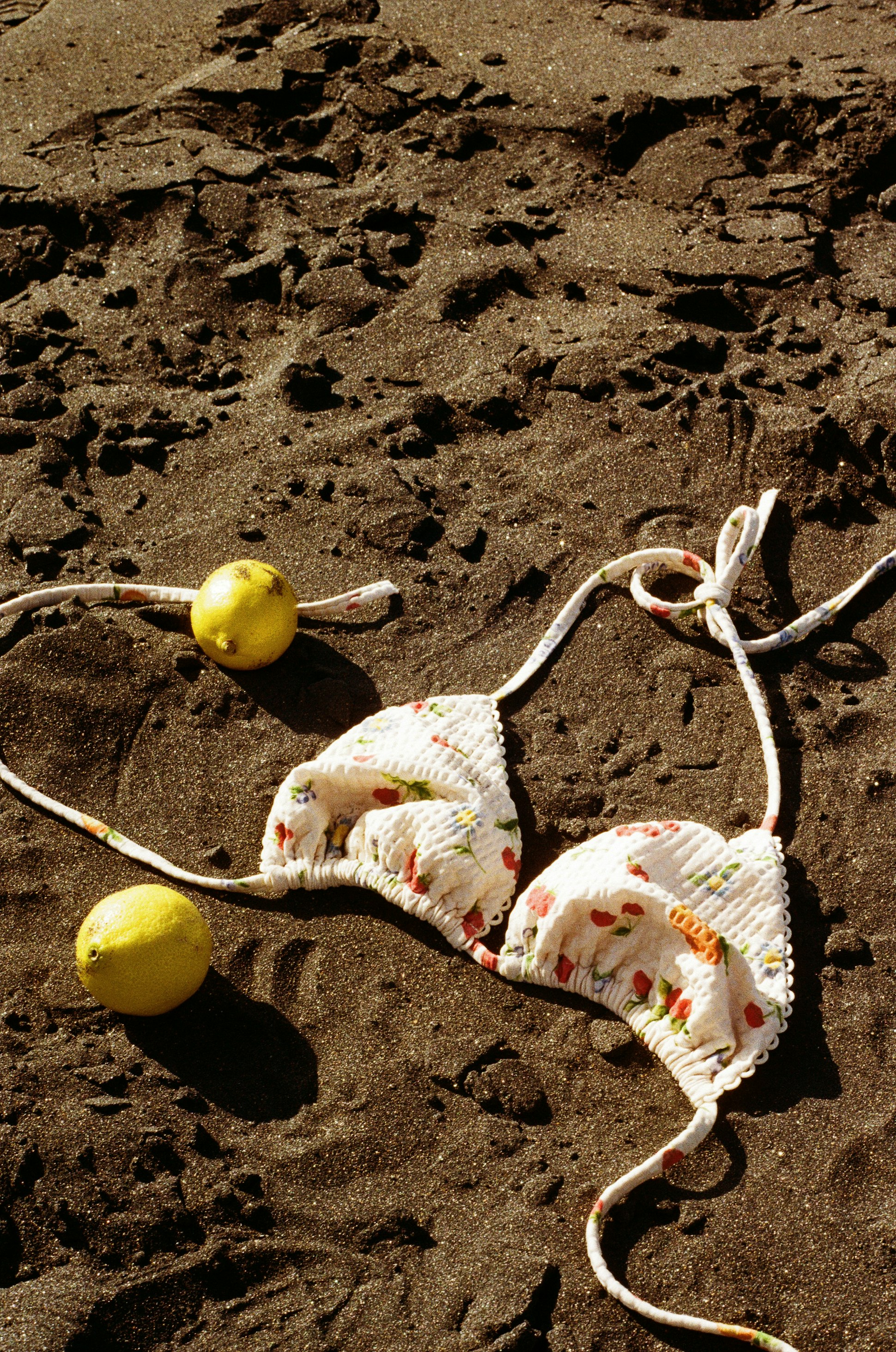 Triangle bikini Chaude journée Imprimé Petits fruits