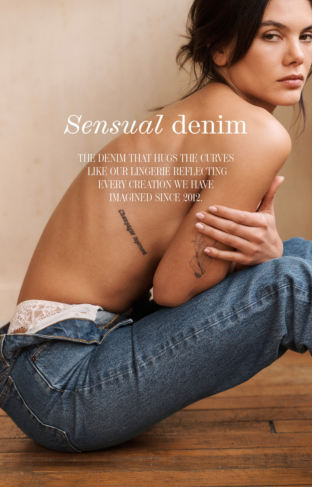 Lancement Le denim sensuel PE26 EN