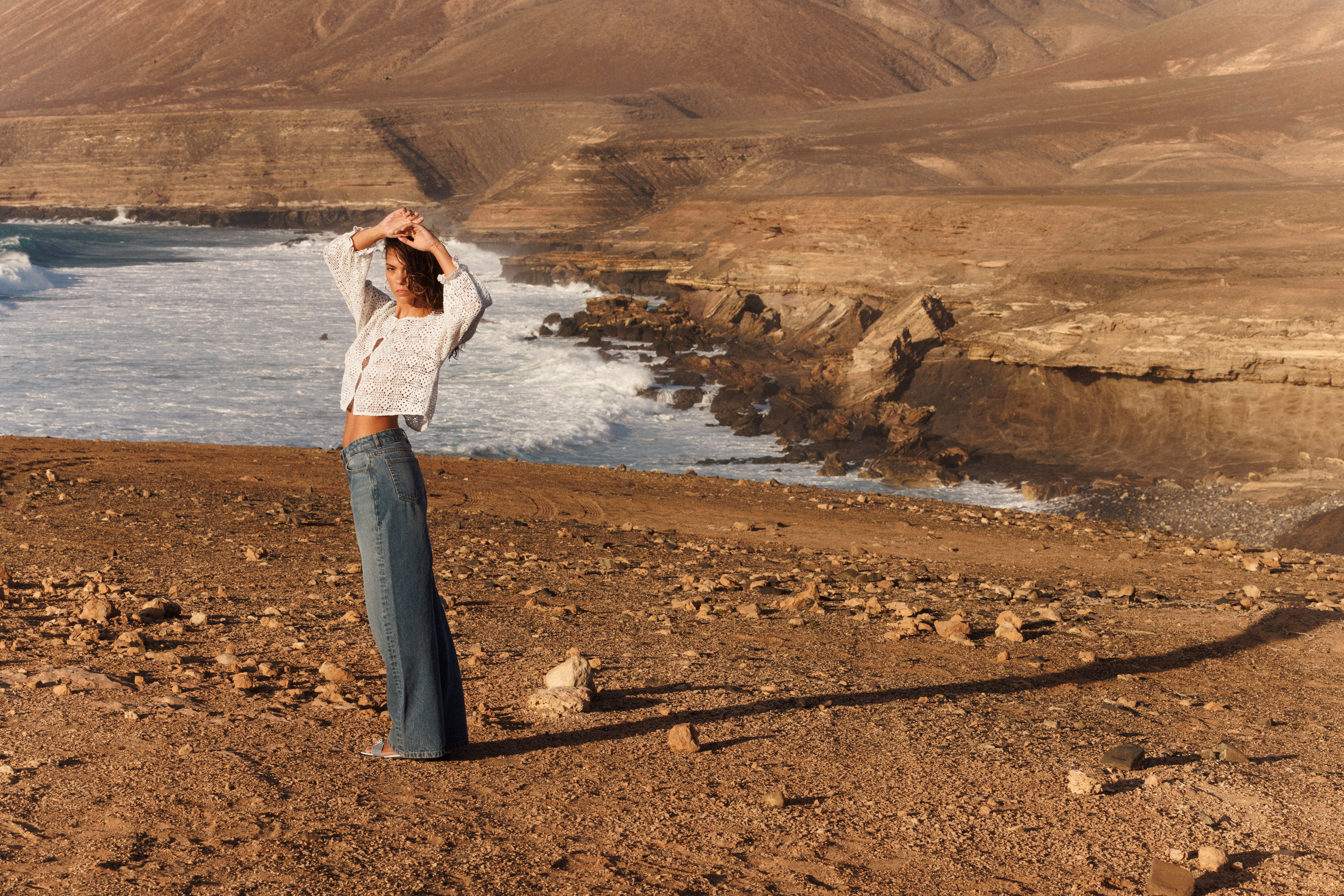 Blouse Douceur de vivre Vanille et Jean loose À travers les saisons Bleach