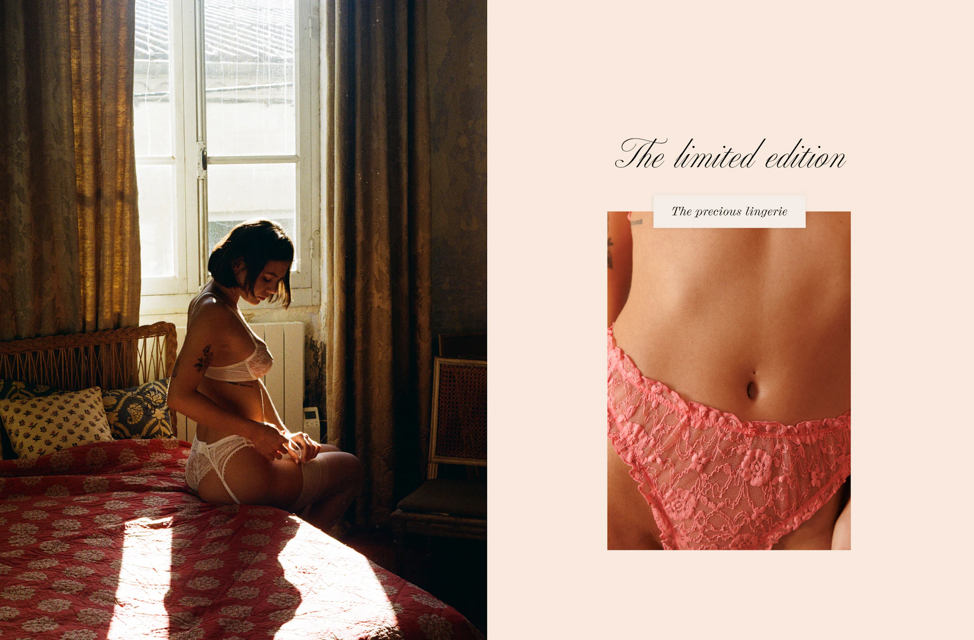 Header - Edition limitée des Dessous chics EN