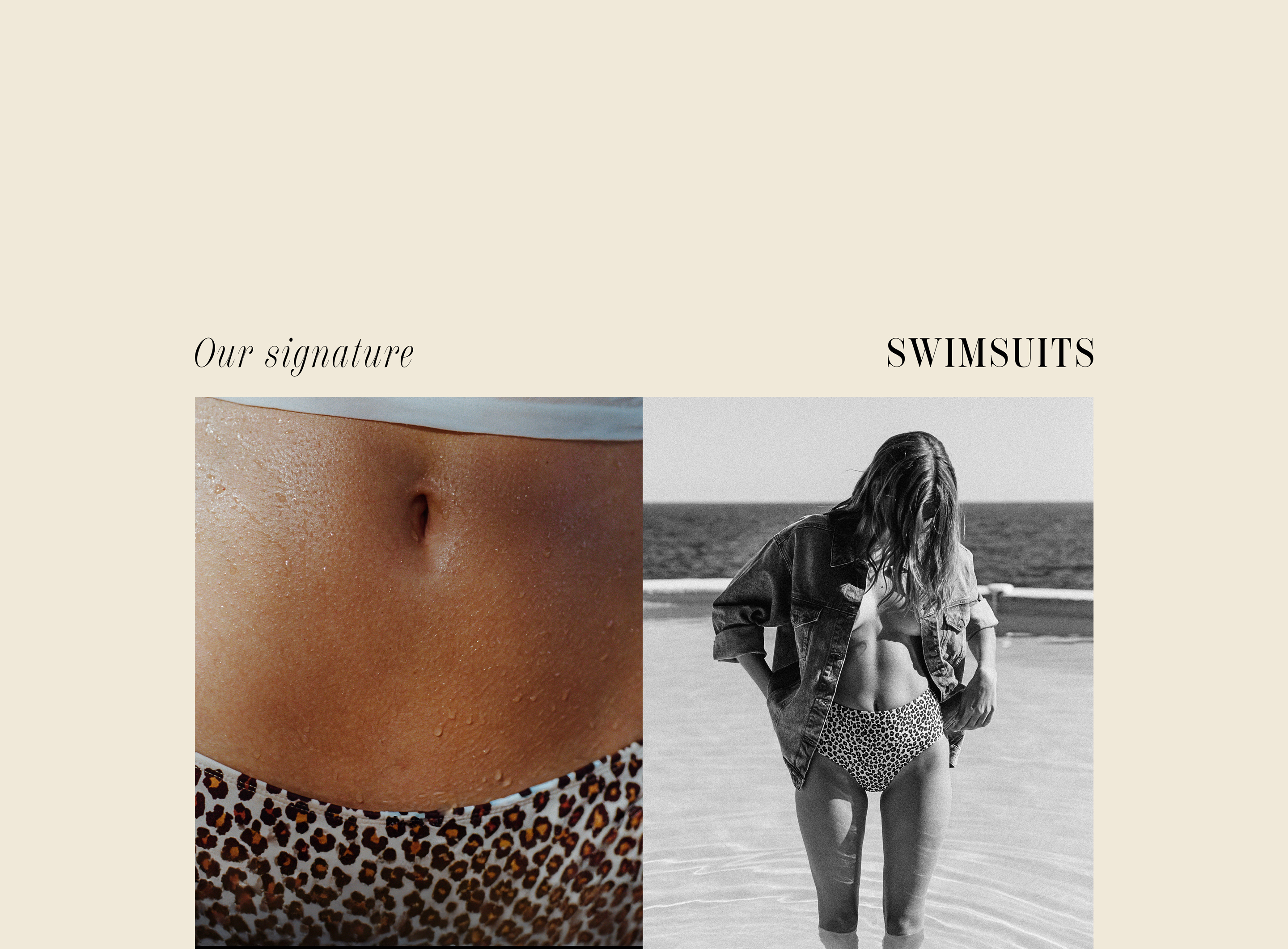 Our signature swimsuit - Desktop