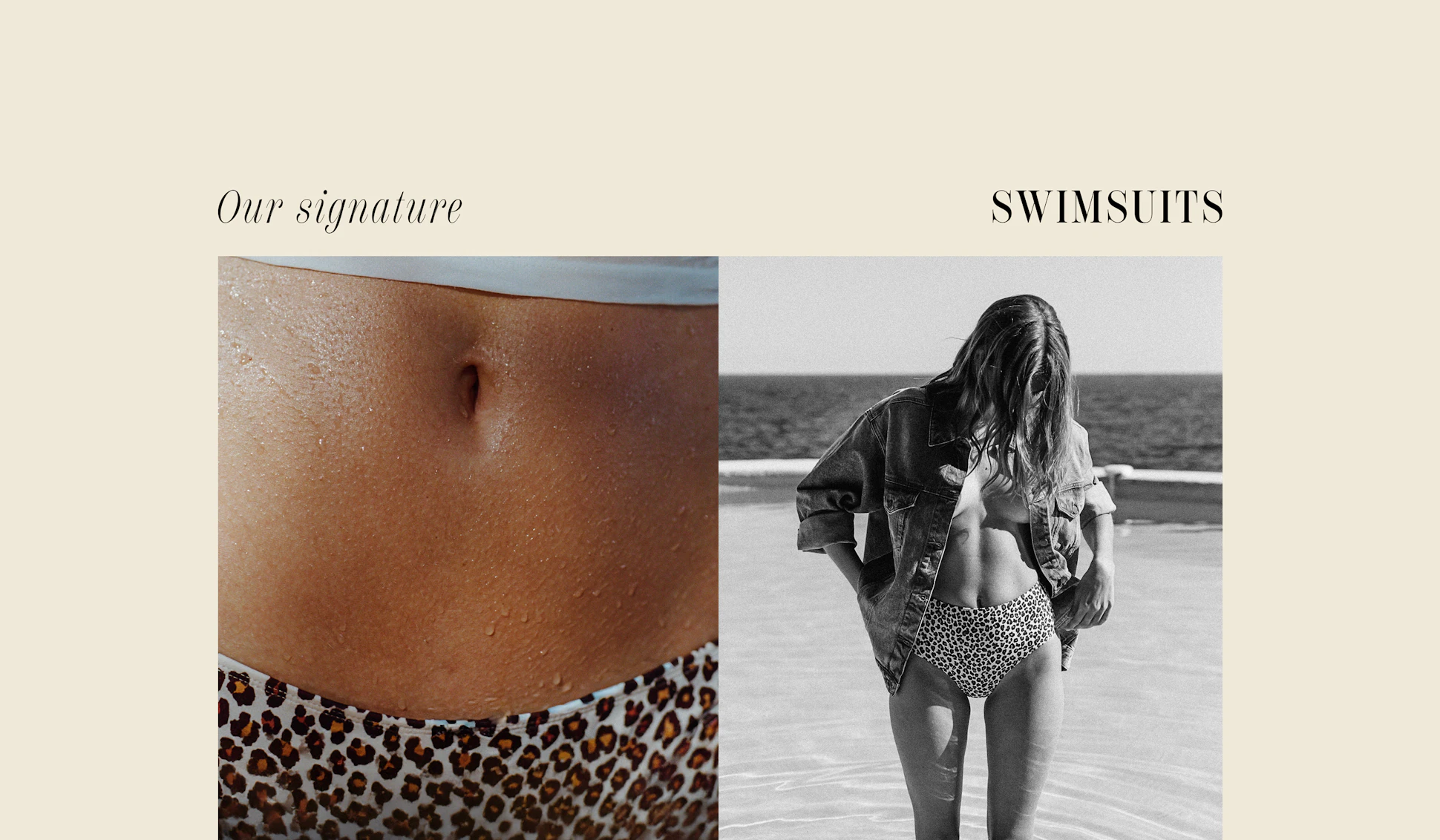 Our signature swimsuit - Desktop
