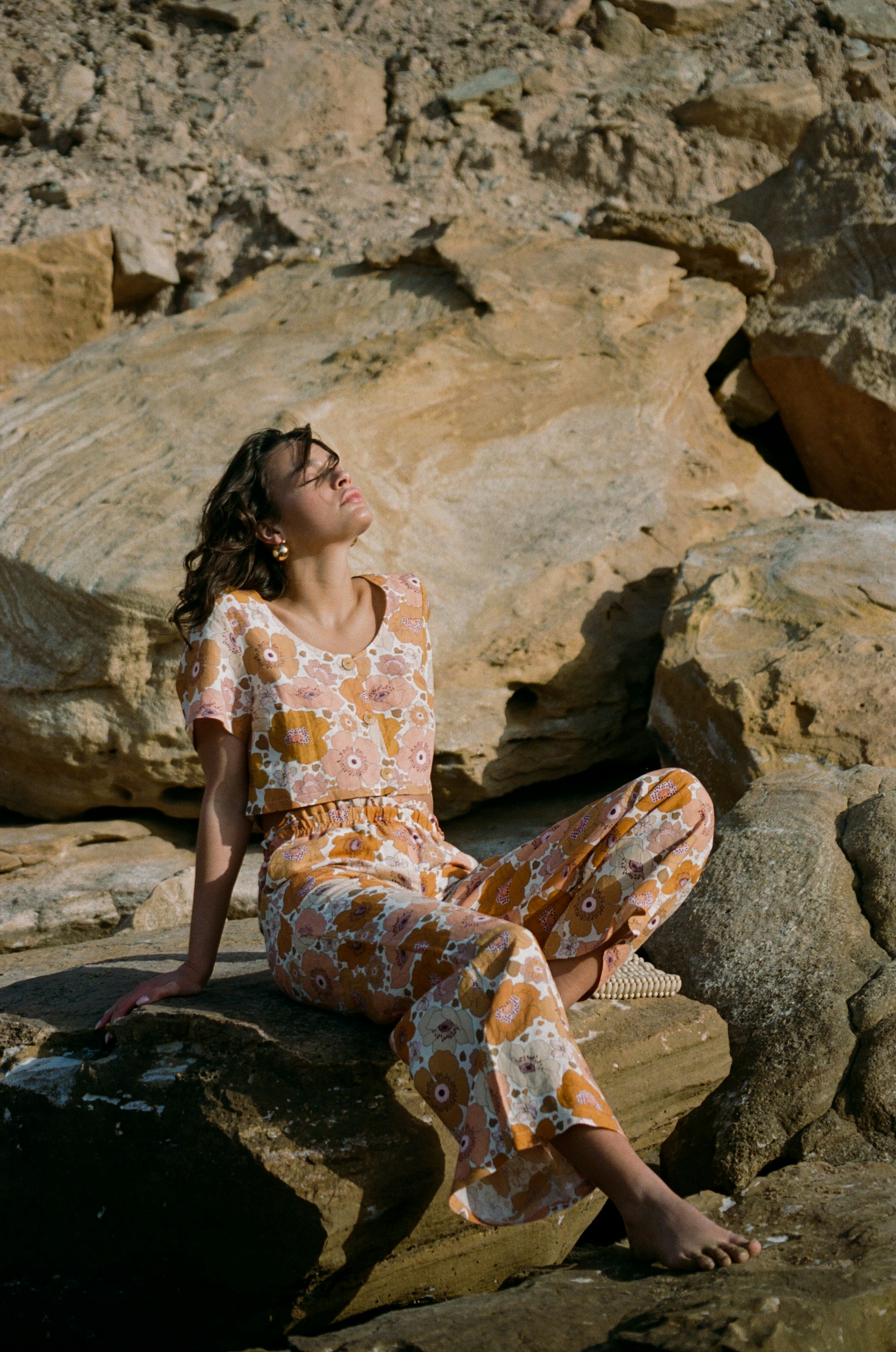 Ysé ensemble top pantalon pense à l'été imprimé pattie 