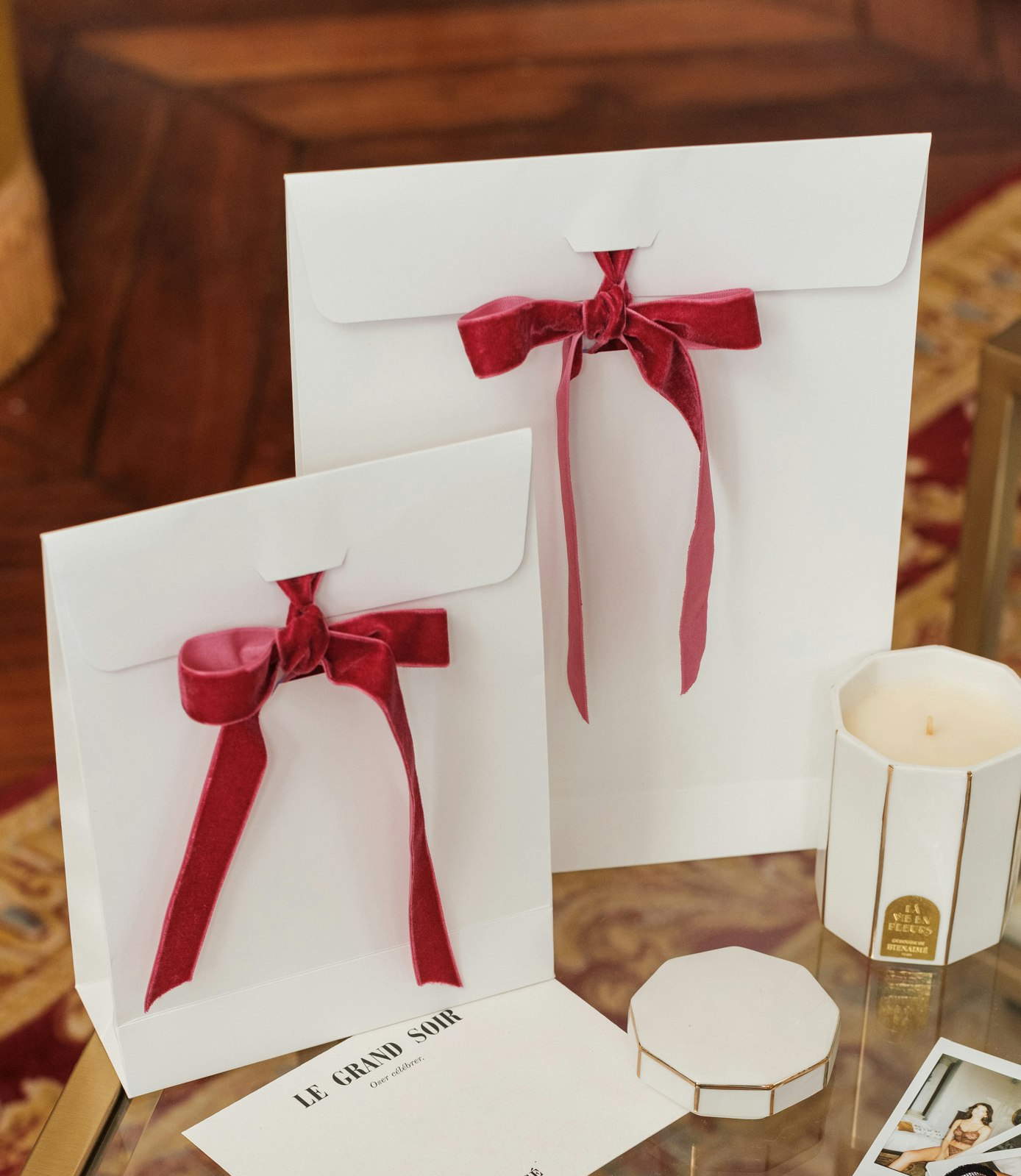 Pochettes cadeaux Noël