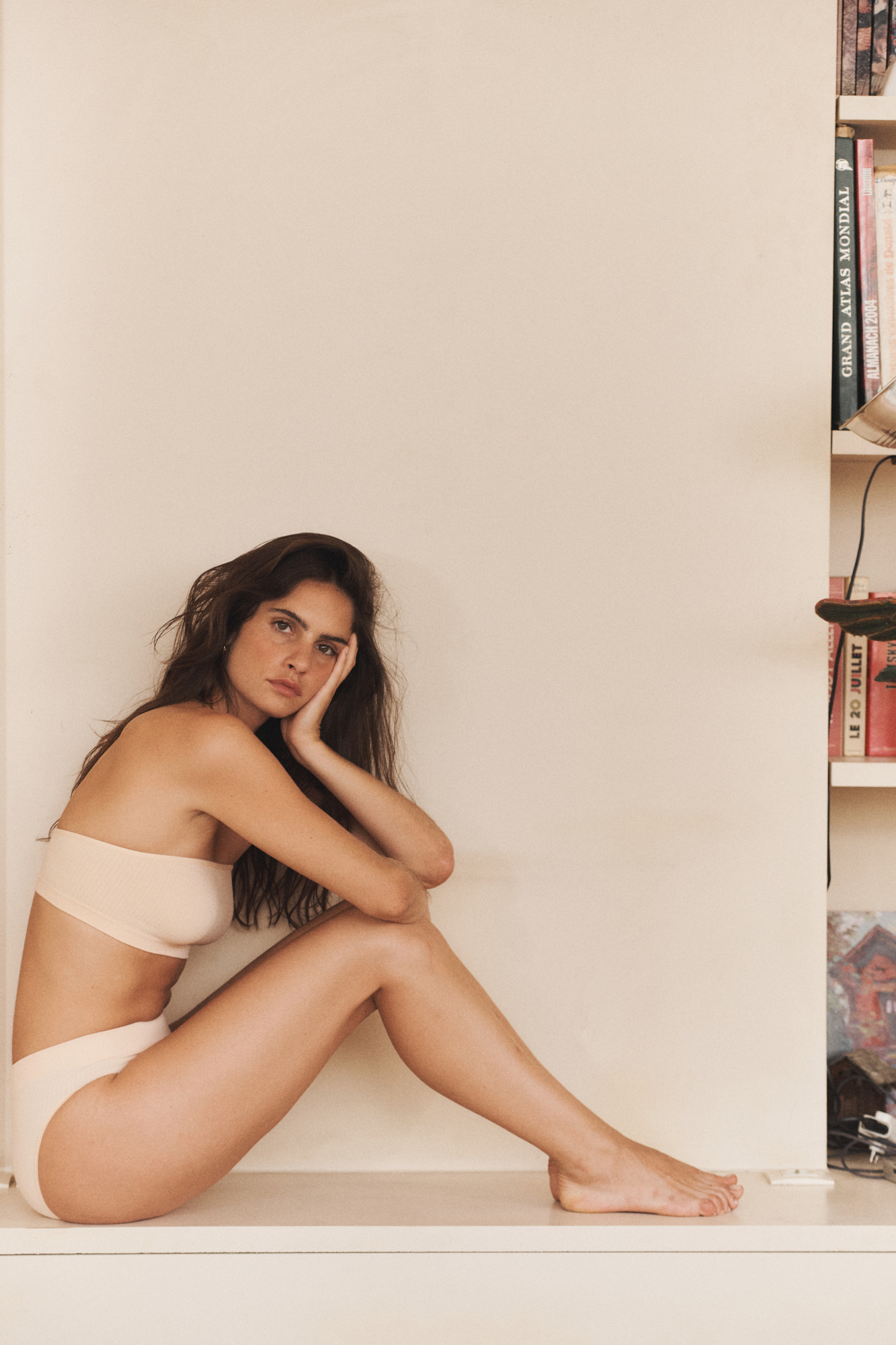 Bandeau & Culotte Nouveau monde Beige rosé