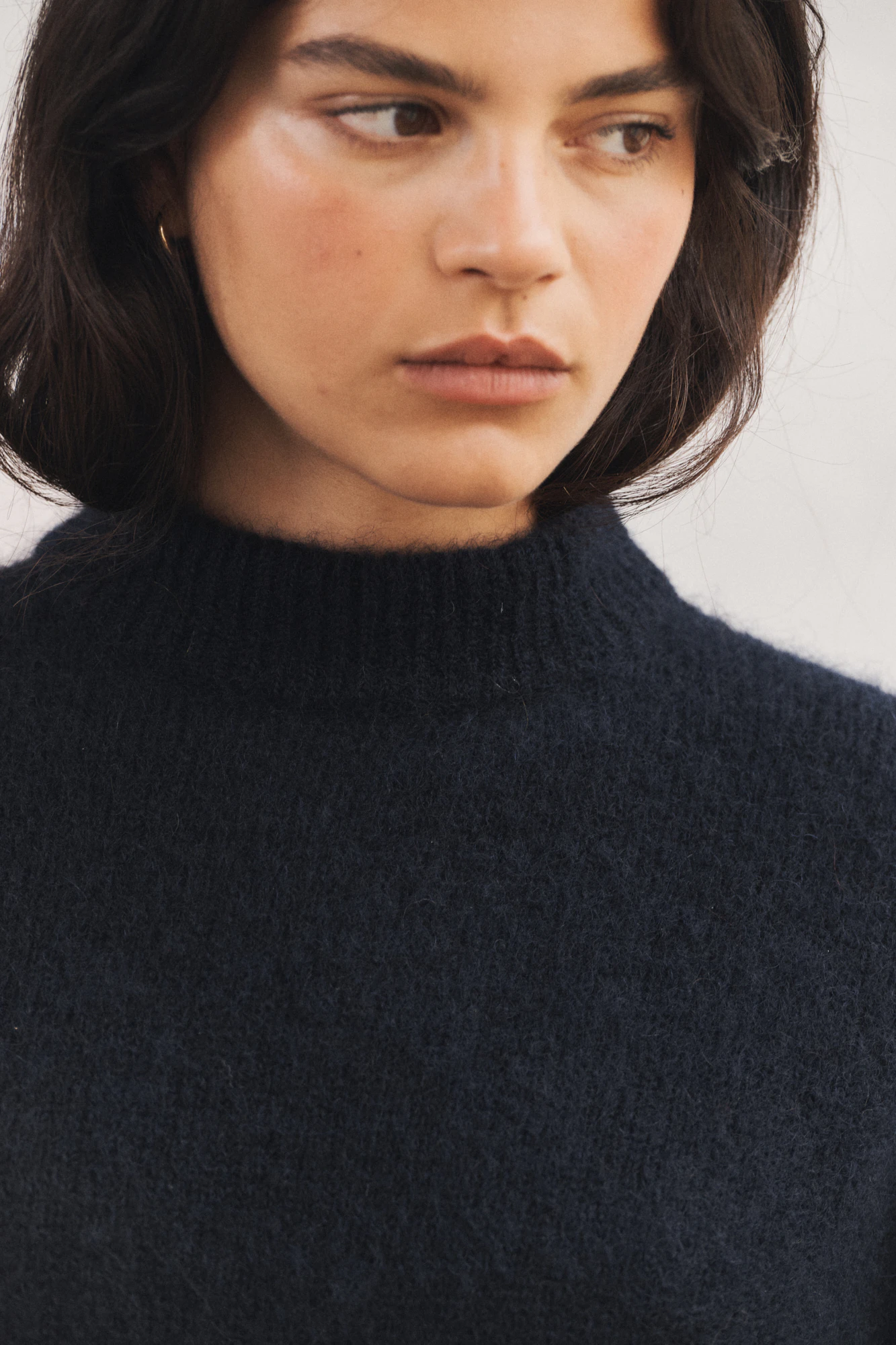 Pull Dans la nuit calme Bleu marine
