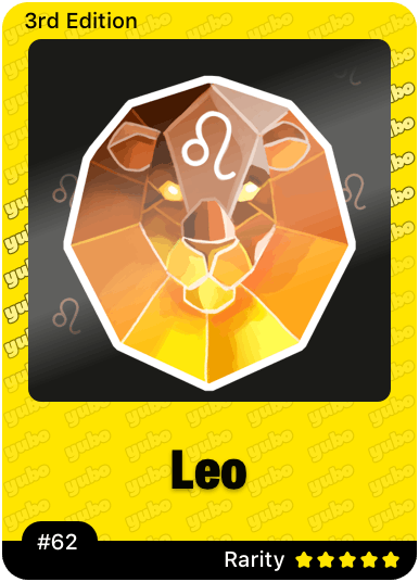 Yubo - Pixel du signe astrologique du lion