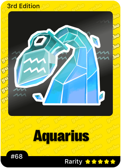 Astrology Sign Aquarius Yubo Pixel