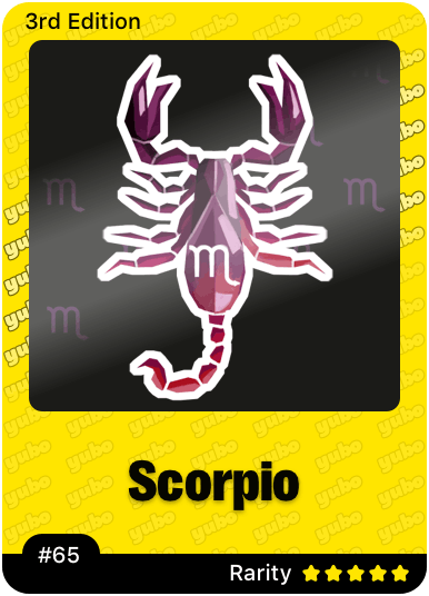 Pixel du signe astrologique du scorpion