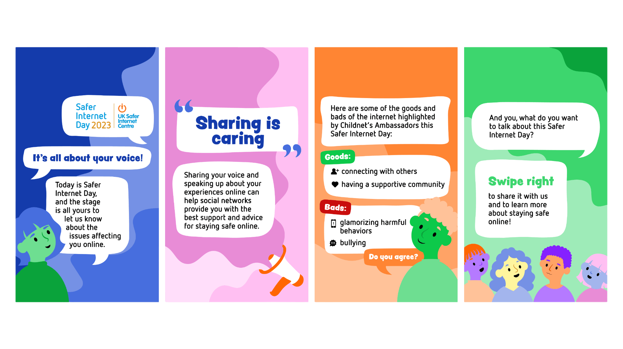 Yubo - Childnet in-app campaign