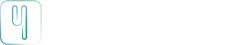 A blue and green letter 'Y' is in a rounded square with white text to the right that says "Yugen Earthside" on a top row and "Sustainable Travel Made Easy" directly below.