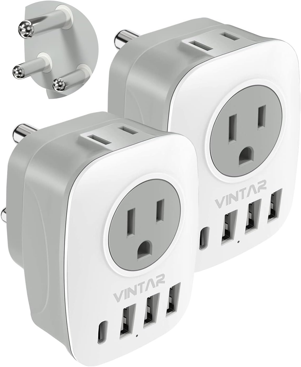 A six in one Type M travel adapter that works in South Africa.