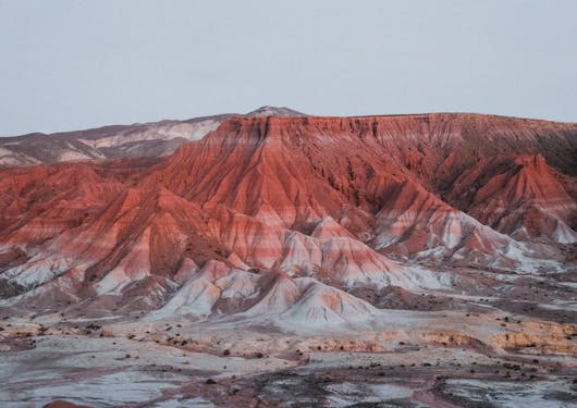 Tilcara Red And white Color mountains