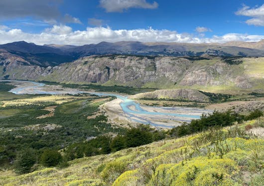 Incredible views from one of the Mountains in El Chaltén