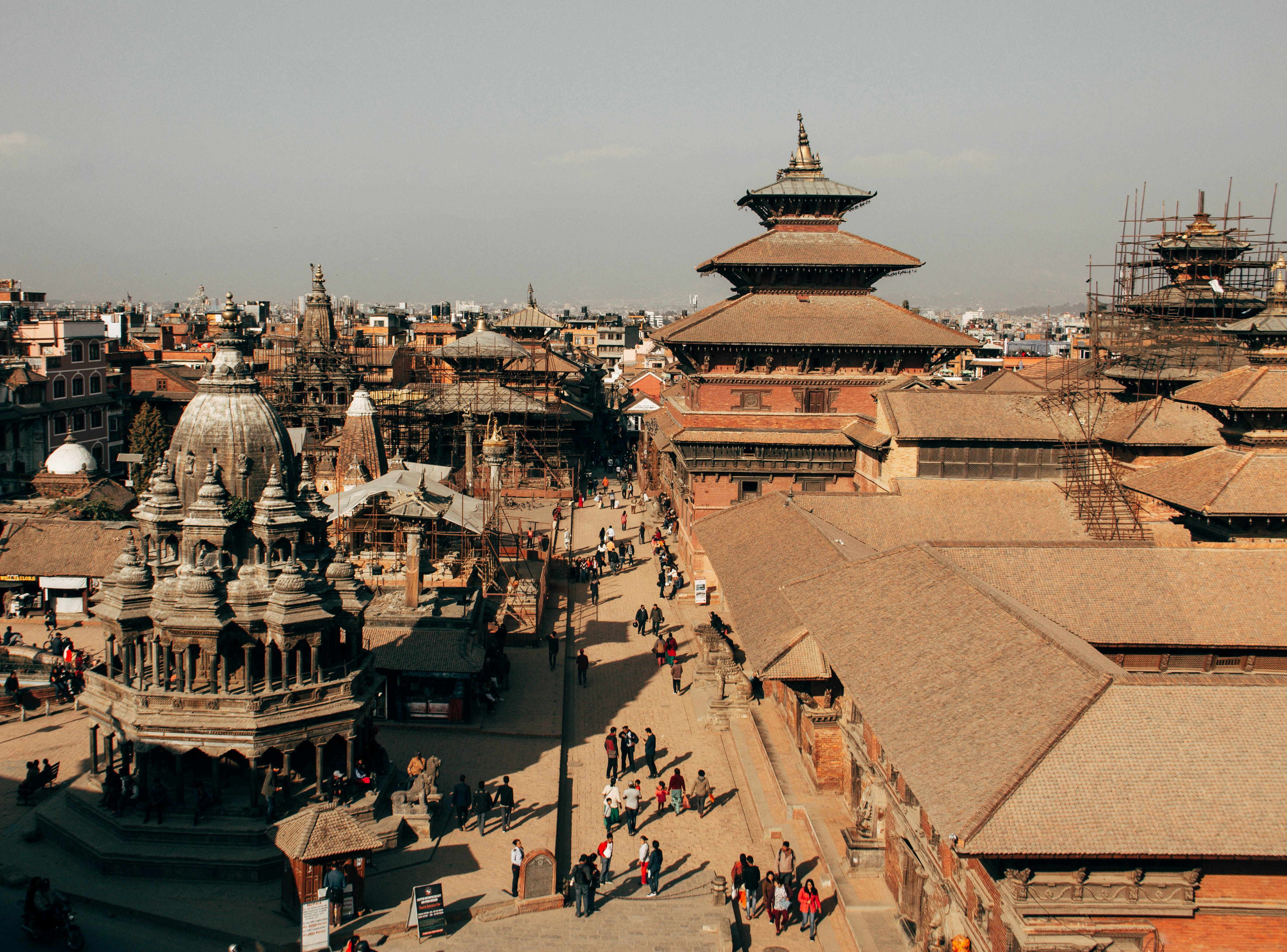 The Patan Durbar Square in Nepal.
