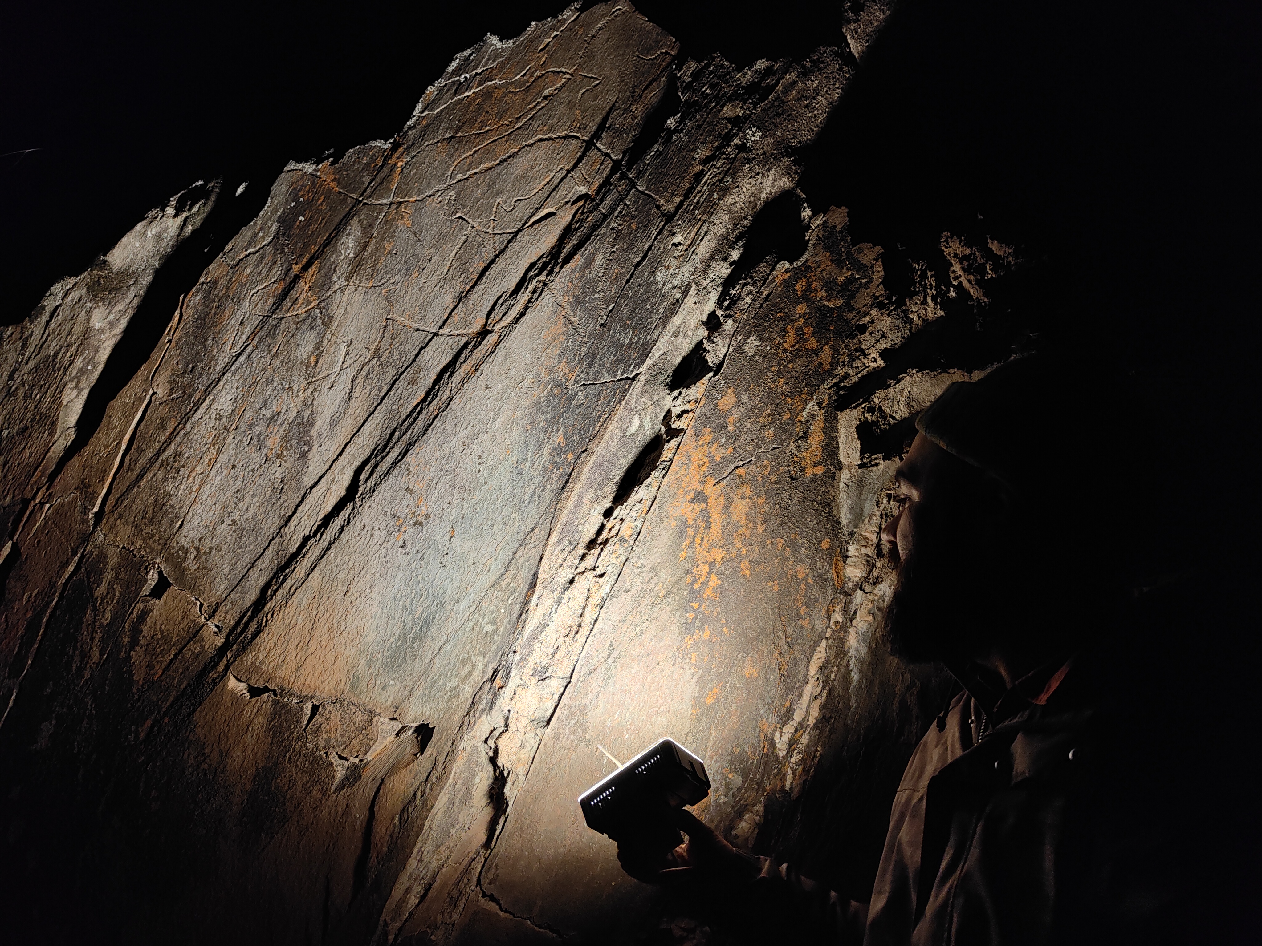 Prehistoric rock art engravings in the Coa Valley in Portugal