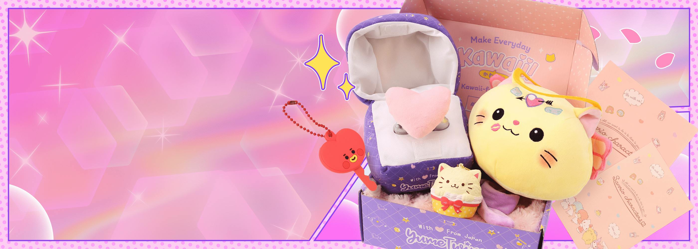 Sign up by February 15th and get kawaii Valentine’s Day goods with Sanrio, BT21, and more straight from Japan in our Valentine's Love Story box!