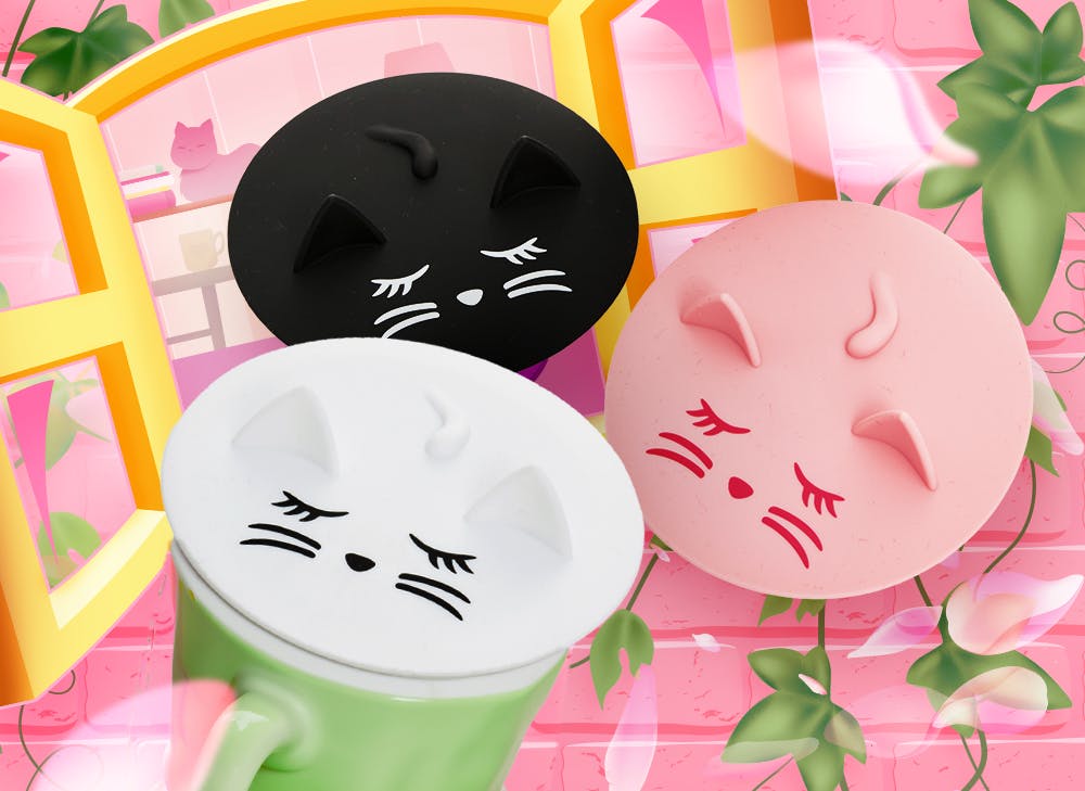 Cat Cup Cover from the YumeTwins April  Home Sweet Kawaii Home box