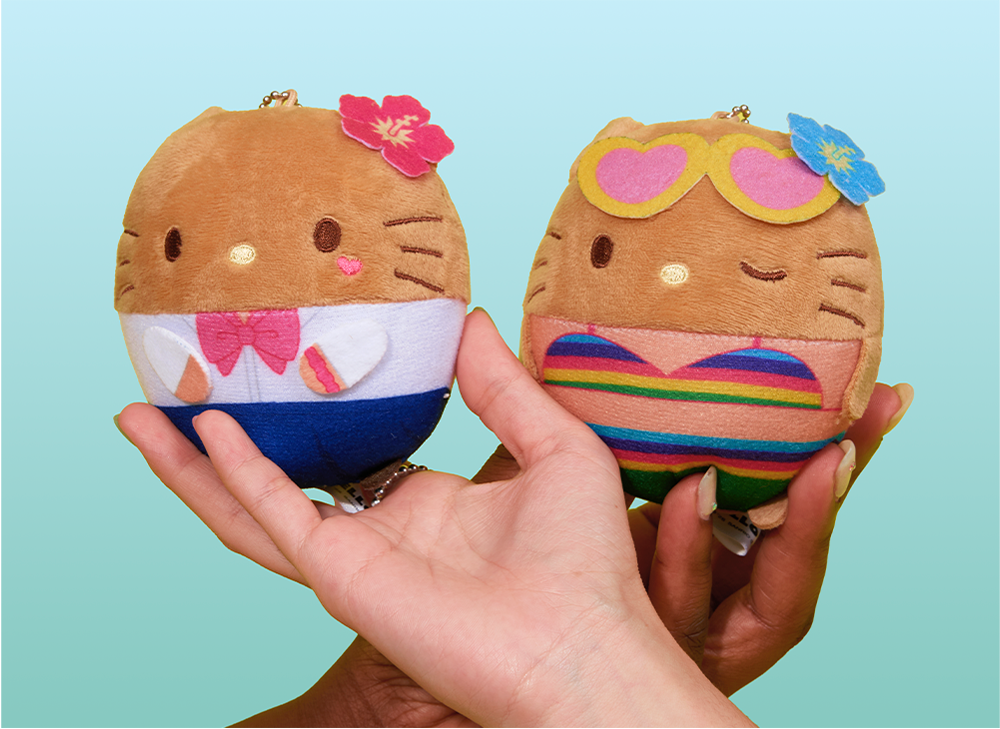 Sanrio Round Suntan Mini Plushie   