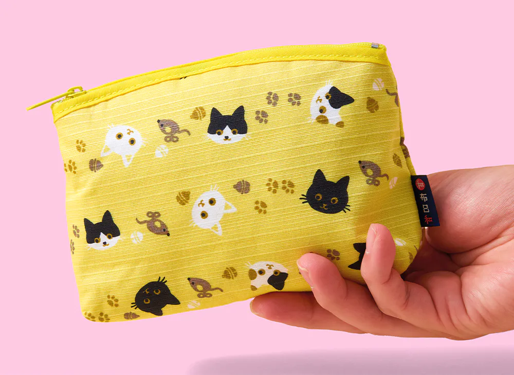 Neko Yellow Pouch from the YumeTwins November Neko Happy Home box
