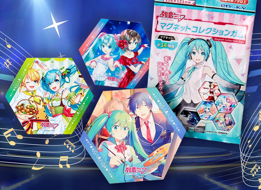 Hatsune Miku Collection Magnet from the YumeTwins January Project: Dreamy Duet box