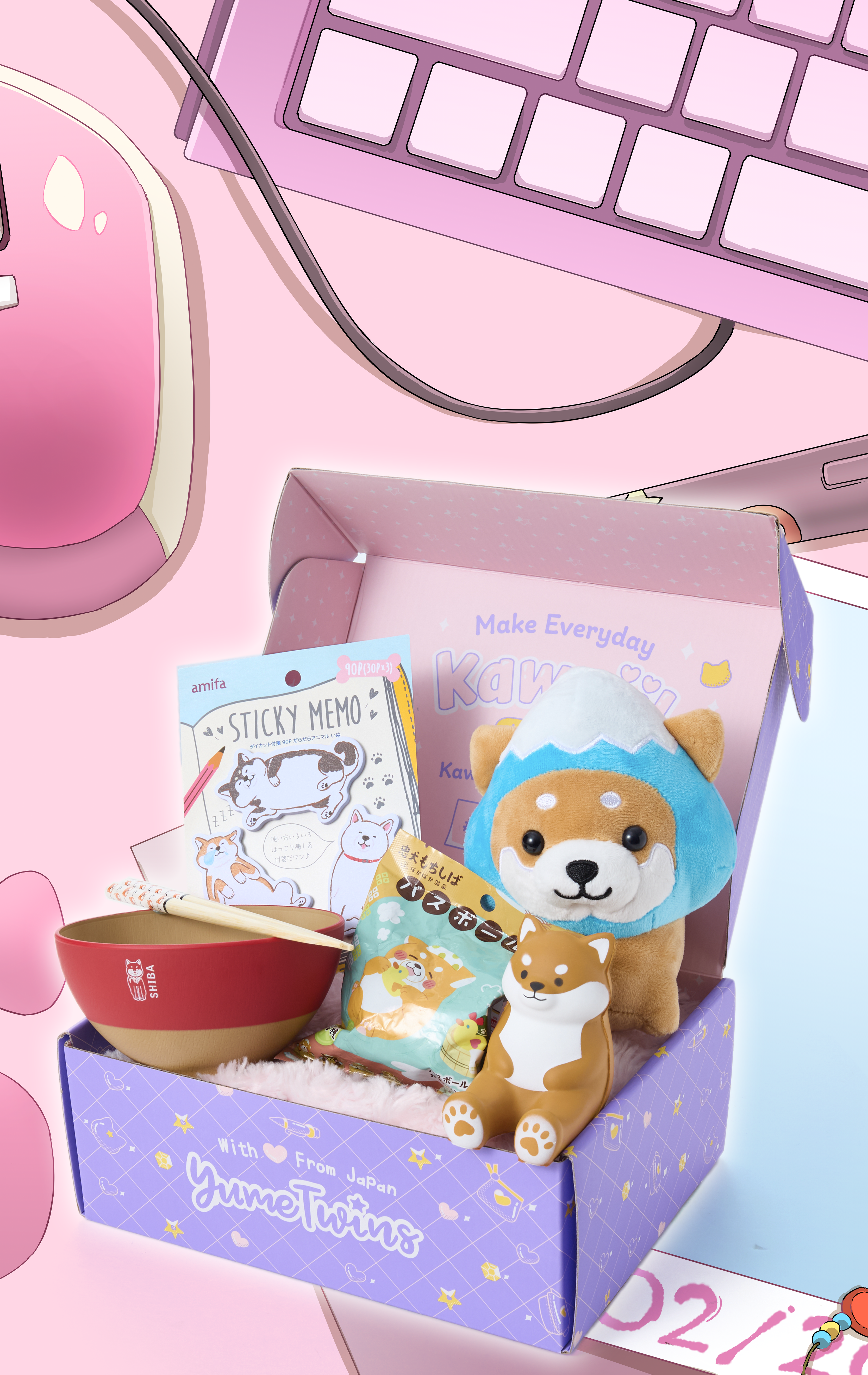 Sign up by February 15th for your Shiba Inu Kawaii Paradise box straight from Japan featuring exclusive Shiba Inu-themed goodies!


