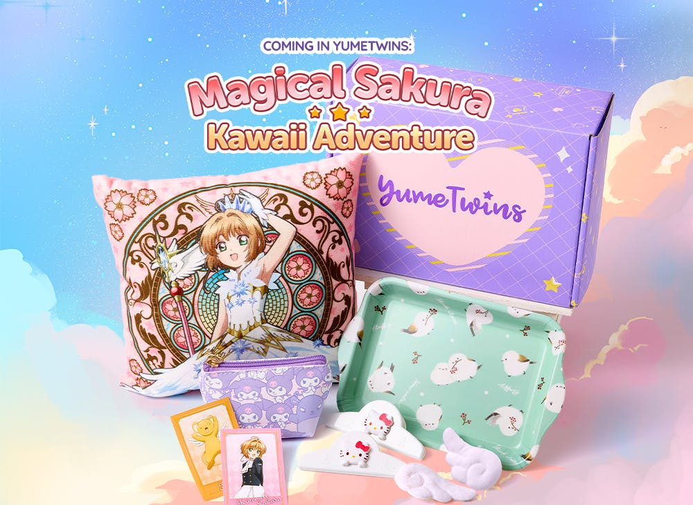 YumeTwins March box is Magical Sakura Kawaii Adventure, which features exclusive Cardcaptor Sakura-themed goodies