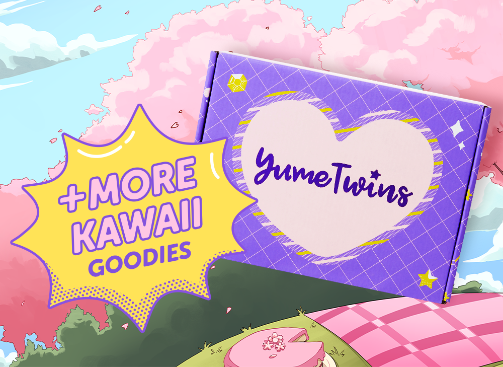 + more kawaii goodies available in your Yumetwins box