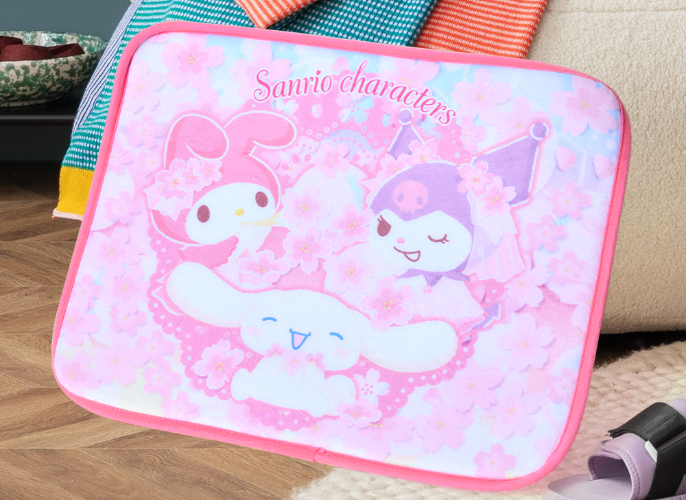 pink sanrio sakura mat 