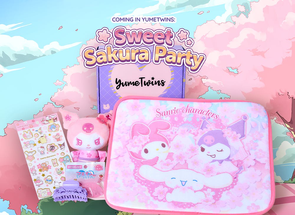 Sign up by April 15th for your Sweet Sakura Party box straight from Japan, featuring exclusive Japan-exclusive Sakura goodies!


