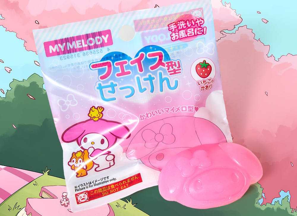 My Melody Face Shaped Soap from the YumeTwins April Sweet Sakura Party box 


