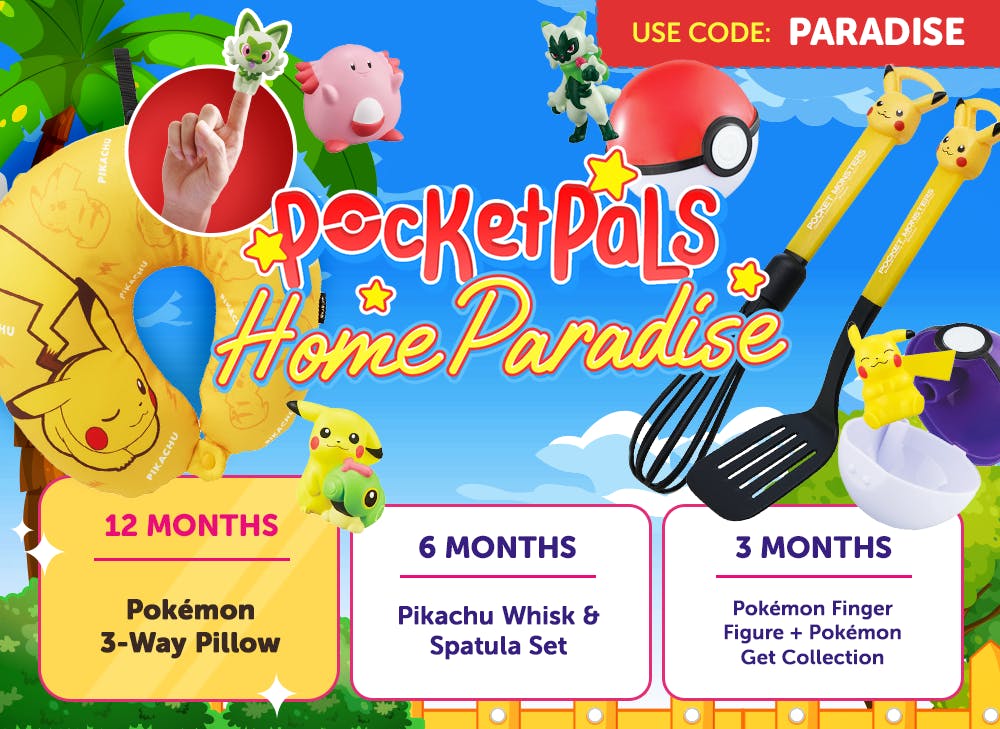 Sign up to YumeTwins with code PARADISE for FREE Japan-exclusive PocketPals Home Paradise!
