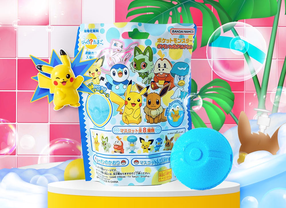 Pokémon Surprise Bath Bomb from the YumeTwins May PokéPals Decor Delights box 