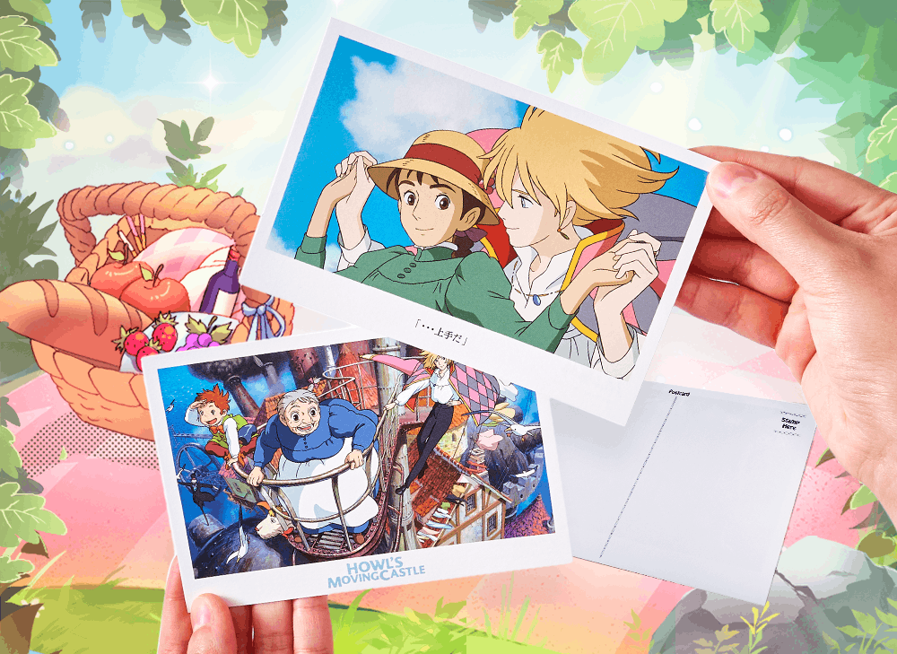 Howl's Moving Castle Postcard from the YumeTwins August My Ghibli Journey box