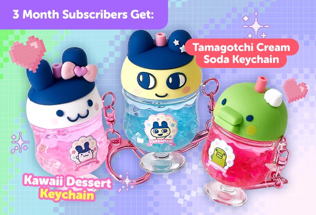 Subscribe to our 3-month Plan for Japan-exclusive Sanrio x Tamagotchi goodies for FREE!


