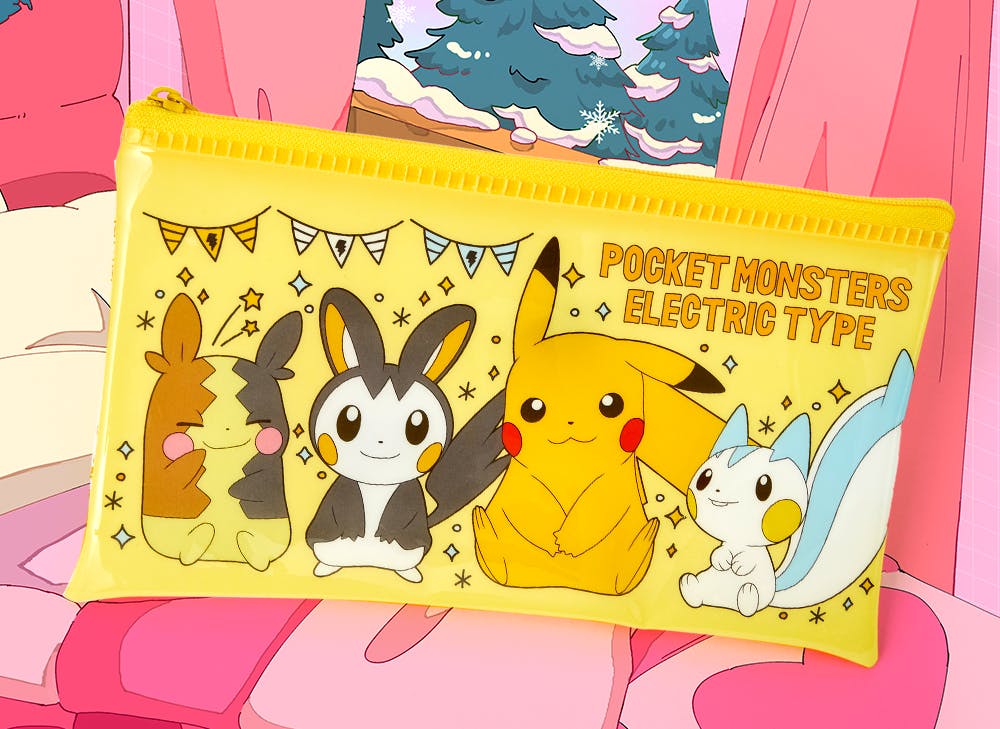 Pokémon Clear Pouch  from the YumeTwins December PokéPals Cozy Escape box


