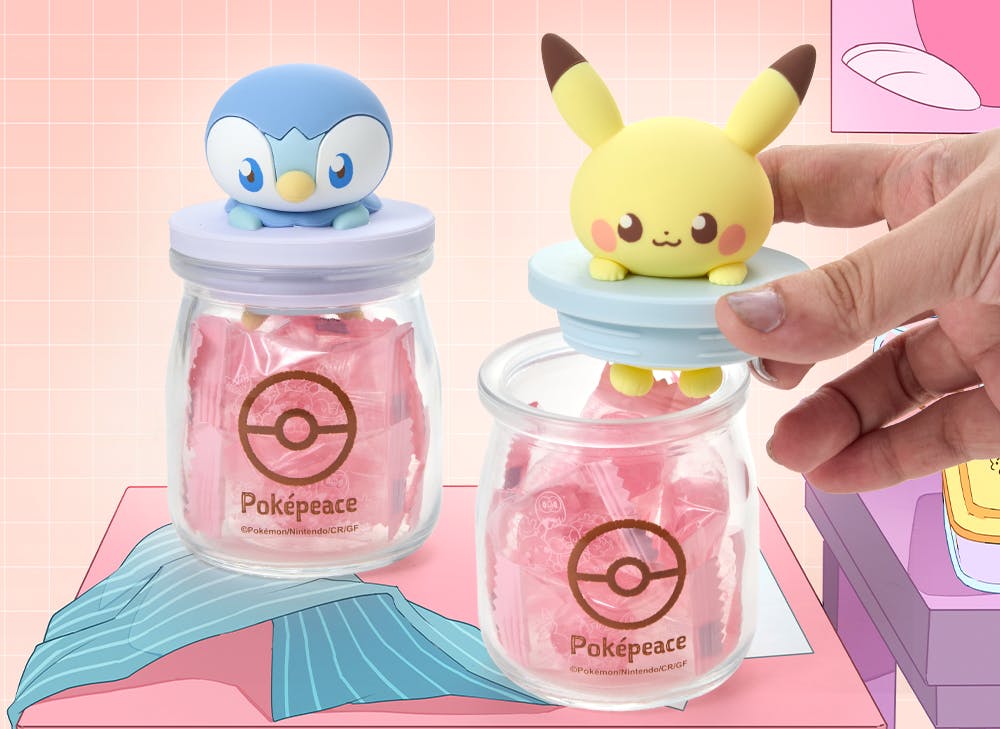 PokéPeace Candy Bottle from the YumeTwins June PokéPals Dreamy Decor box