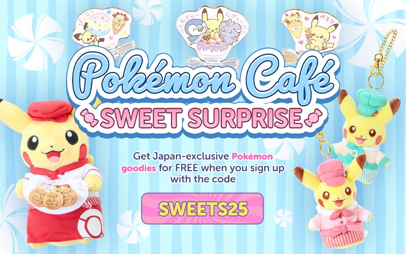 Use the code SWEETS25 for FREE Pokémon Café goodies by 6/15!