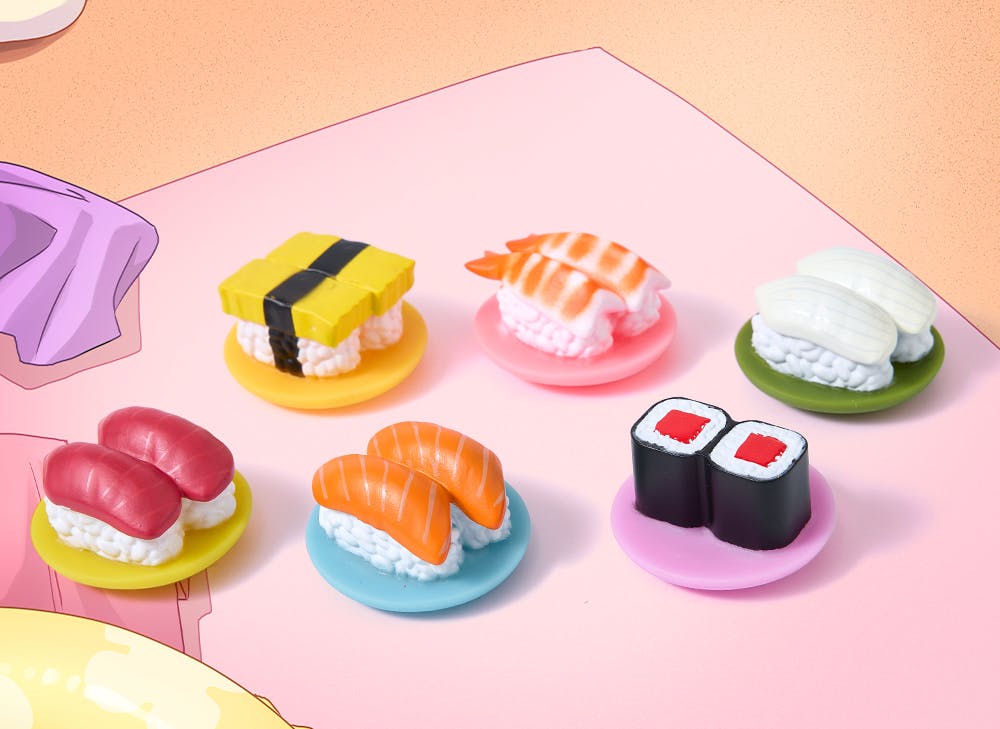 Gachapon Sushi Figure from the YumeTwins July Kawaii Sushi Picnic Party box