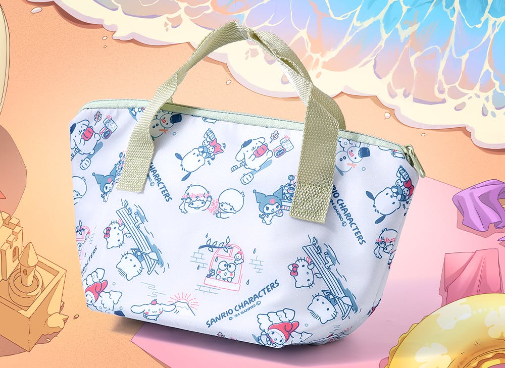 Sanrio Picnic Cooler Bag from the YumeTwins July Kawaii Sushi Picnic Party box